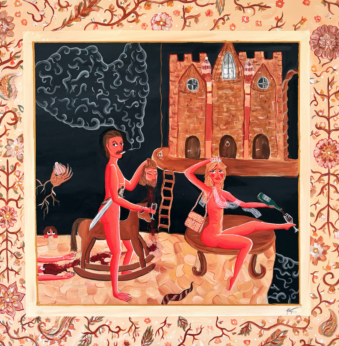 "Coco, pinot, chateau" print