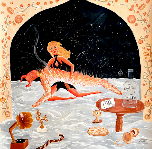 "Paulinka Malutki Kotek" print